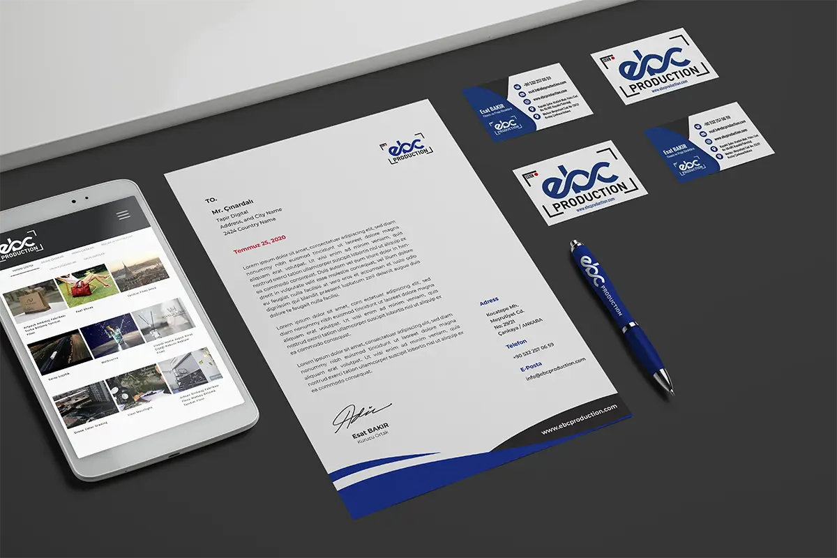 Ebc Prodüksiyon Kurumsal Kimlik 3