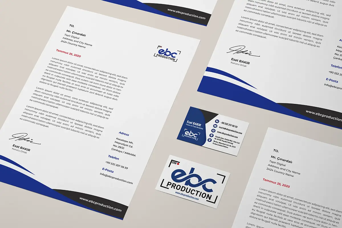 Ebc Prodüksiyon Kurumsal Kimlik 4