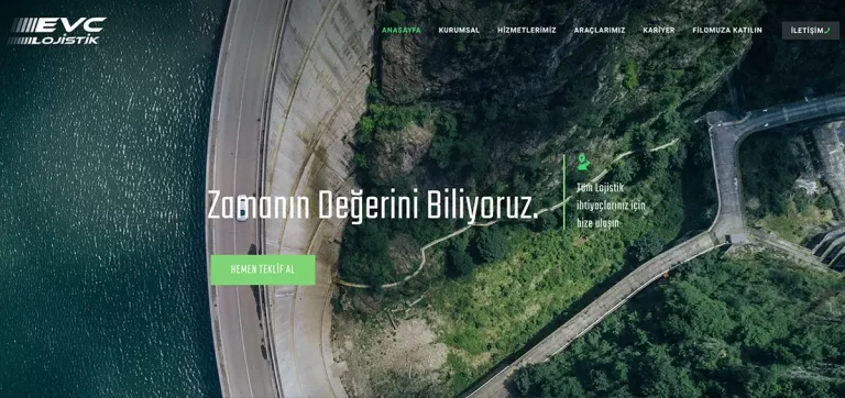 Evc Lojistik Web Sitesi