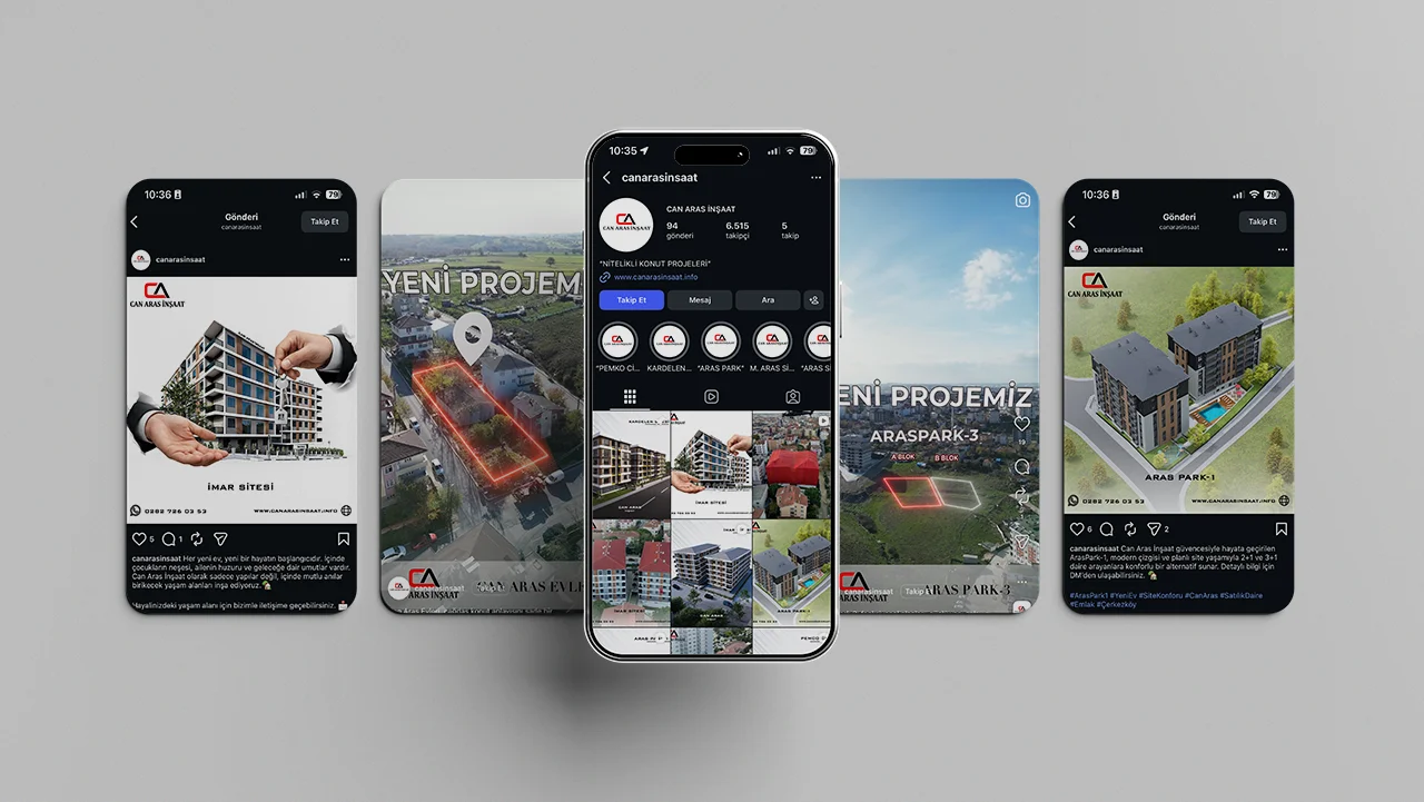 Can Aras İnşaat Sosyal Medya Yönetimi