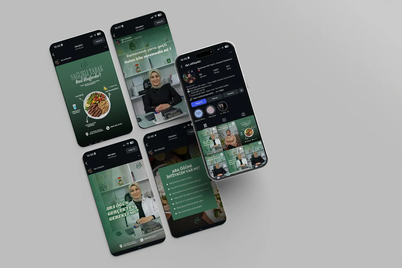 Diyetisyen Elif Aydın Sosyal Medya Yönetimi