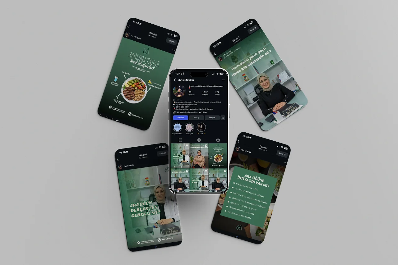 Diyetisyen Elif Aydın Sosyal Medya Yönetimi