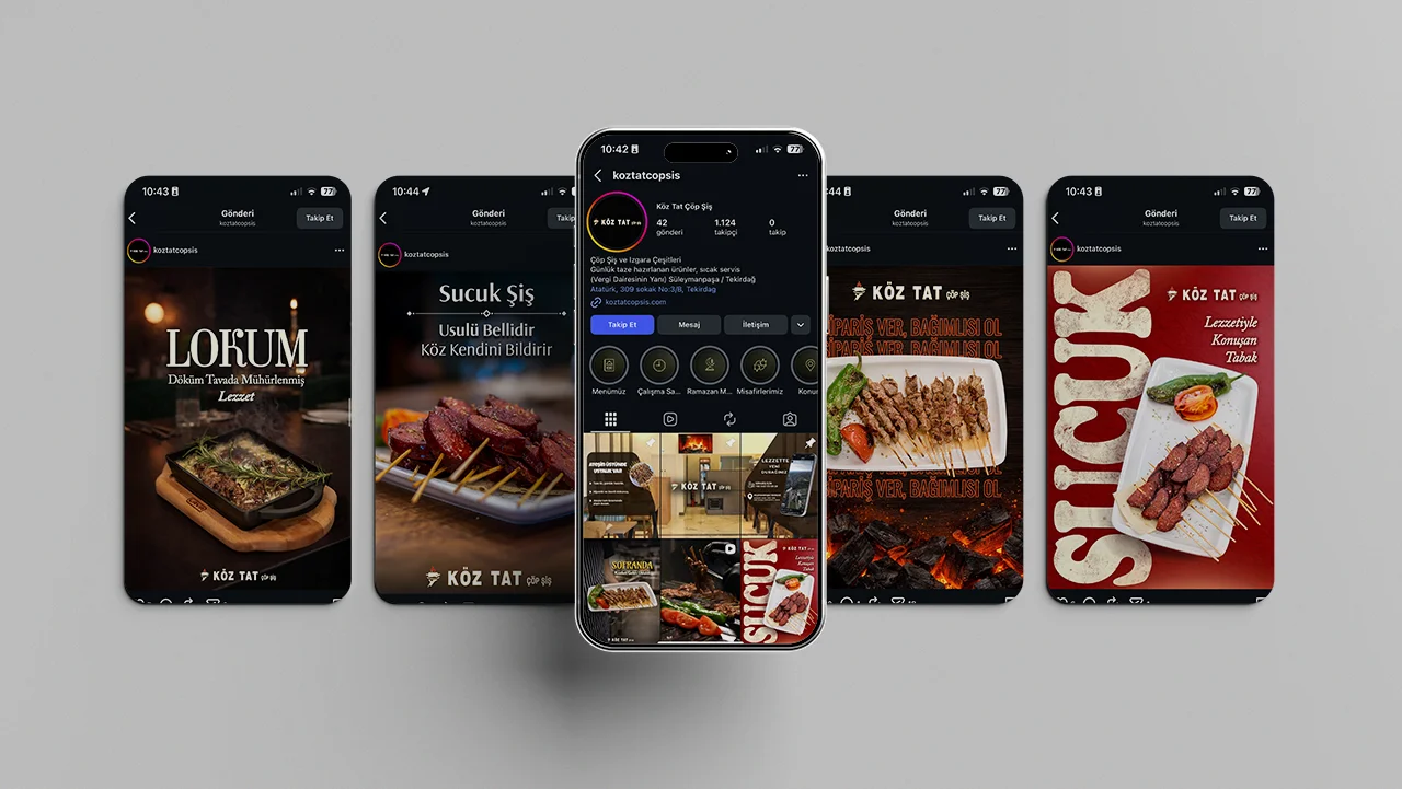 Köz Tat Çöp Şiş Sosyal Medya Yönetimi