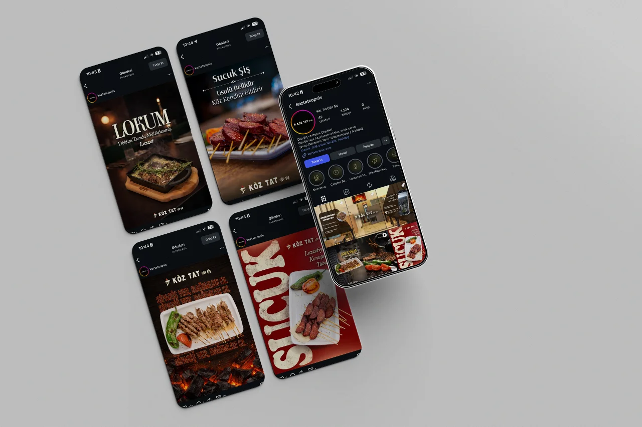 Köz Tat Çöp Şiş Sosyal Medya Yönetimi