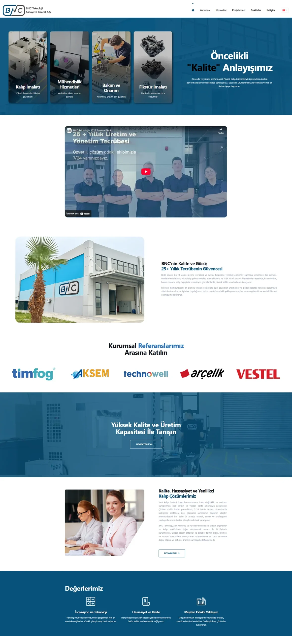 BNC Teknoloji Web Tasarım Hizmeti