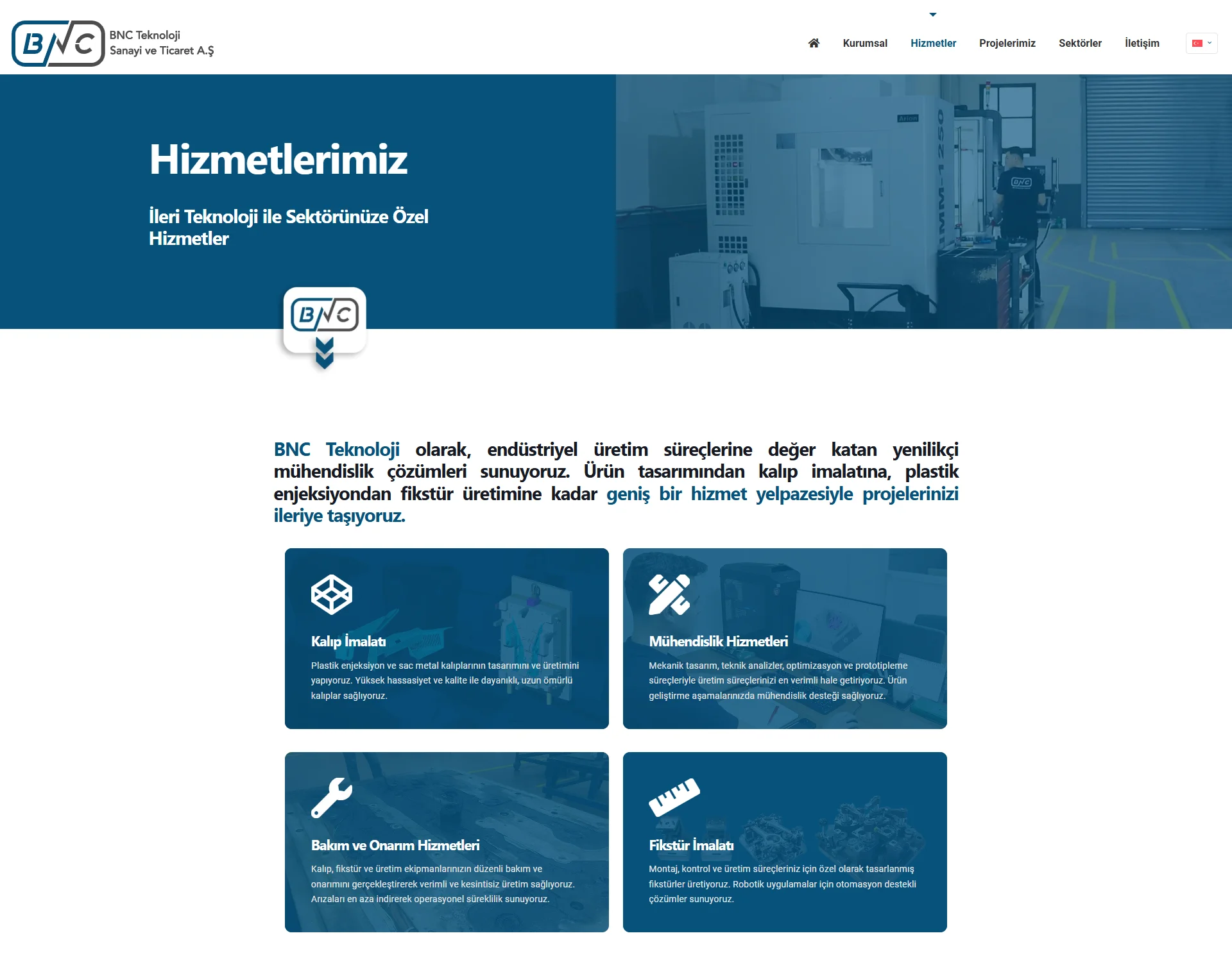 BNC Teknoloji Web Tasarım Hizmeti