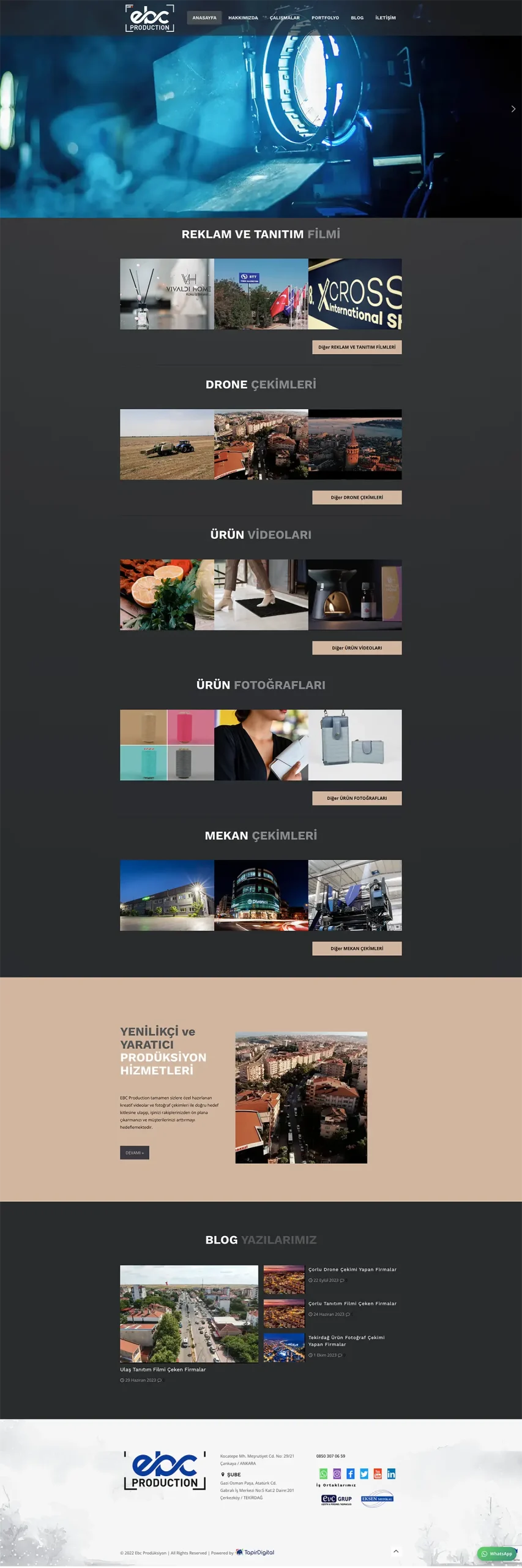 Ebc Prodüksiyon Web Tasarım 2
