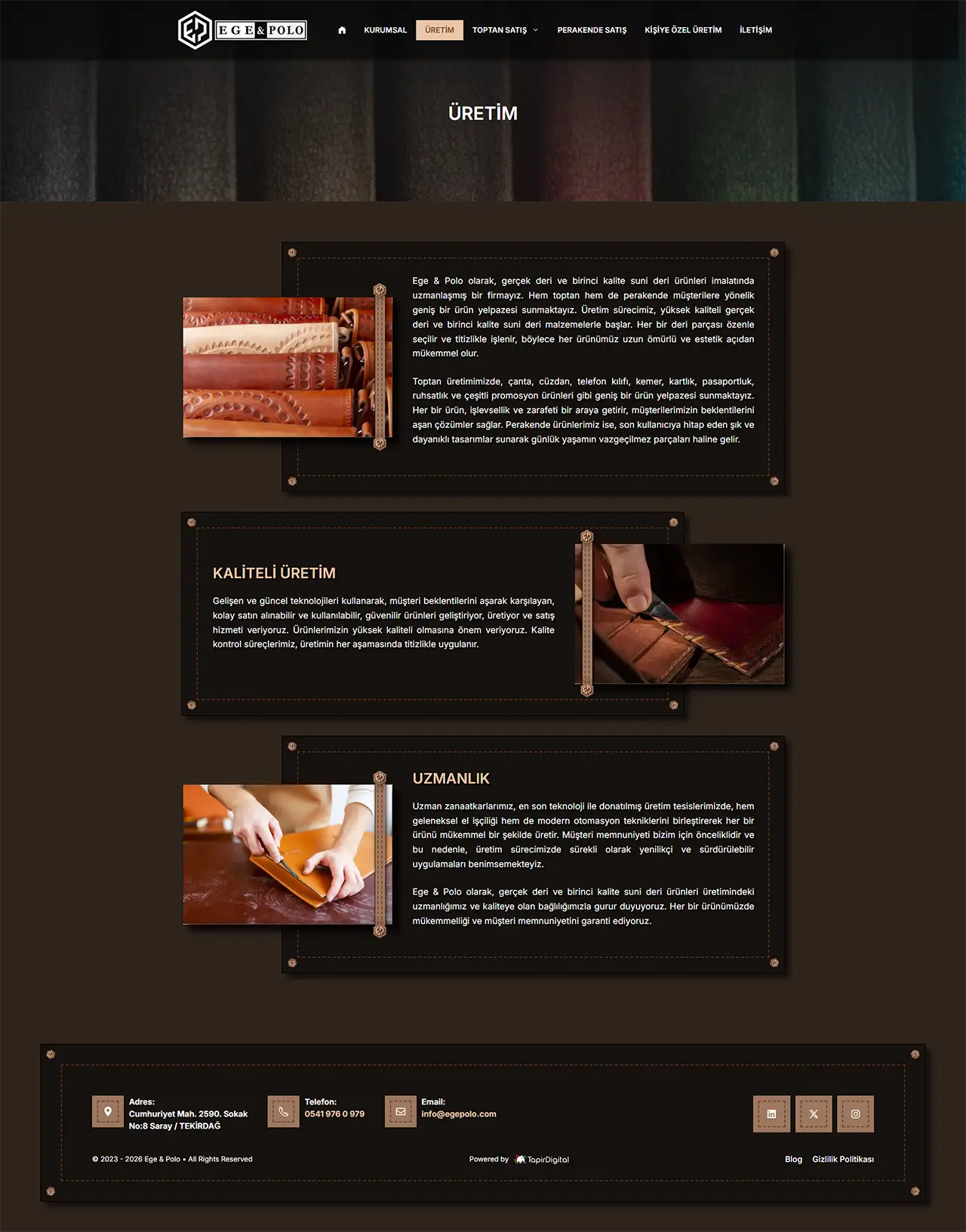 Ege Polo Web Tasarım Hizmeti