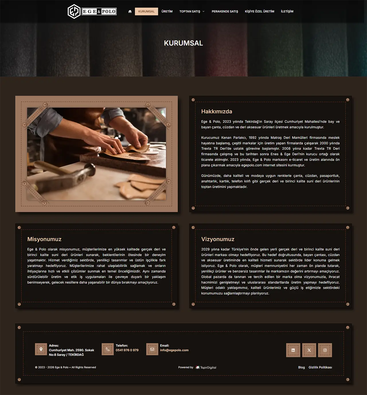 Ege Polo Web Tasarım Hizmeti