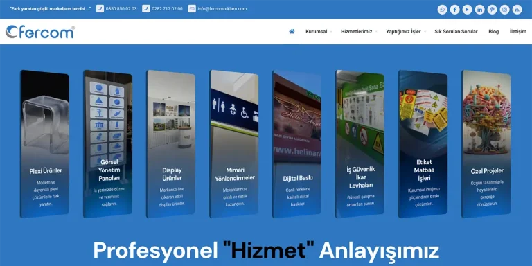 Fercom Reklam Web Sitesi