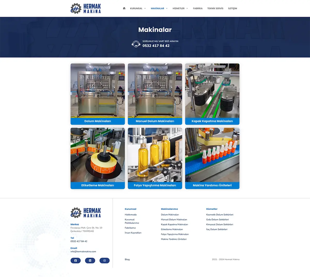 Hermak Makina Web Tasarım 4