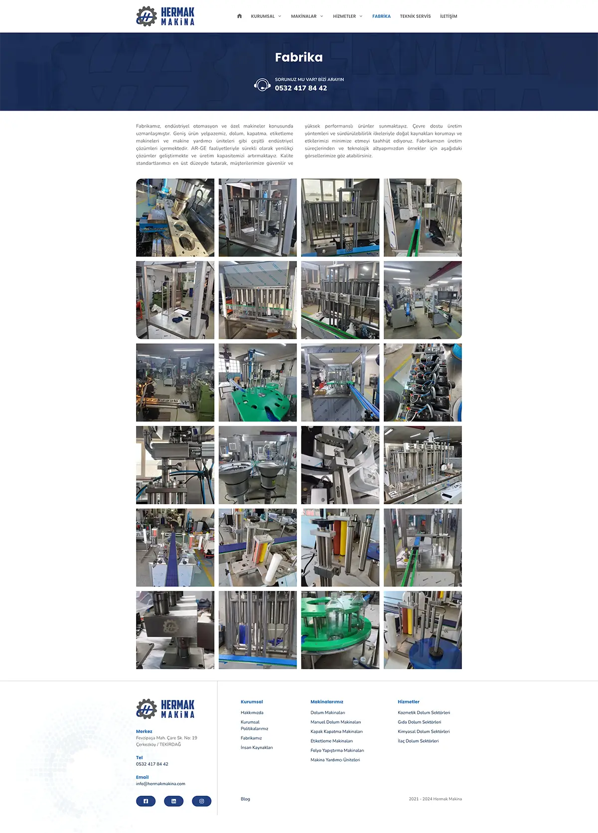 Hermak Makina Web Tasarım 2