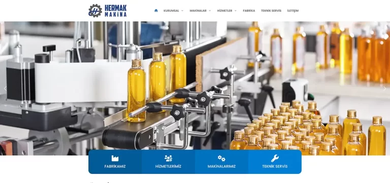 Hermak Makina Web Sitesi