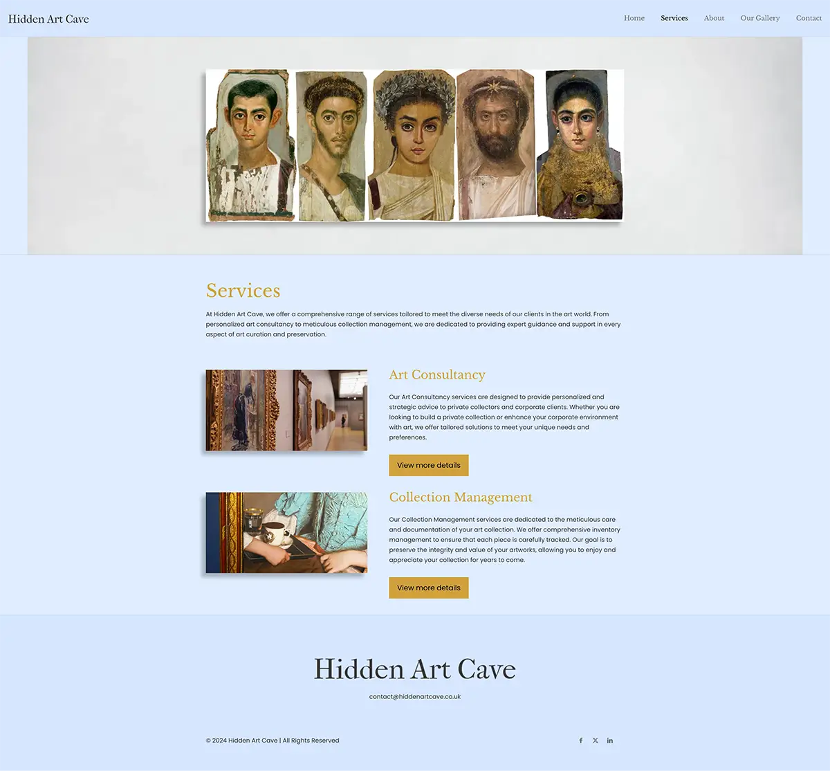 Hidden Art Cave Web Tasarım Hizmeti 1