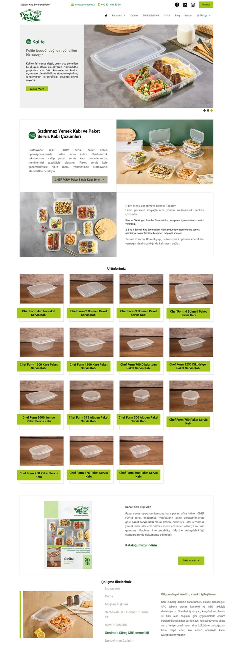 Pack Master Web Tasarım Hizmeti